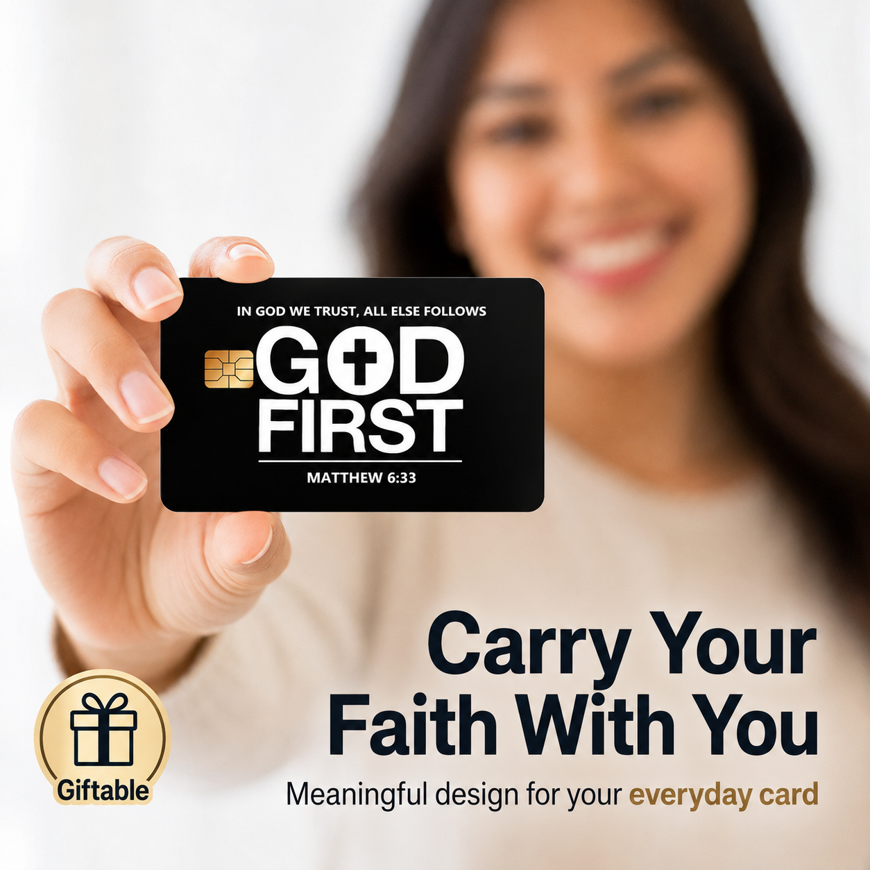 3-Pack Christian Card Cover Stickers – Faith-Inspired Debit & Credit Card Skins